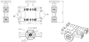 Product image for Ka-Band 4-Port Diplexer with Polarizer
