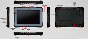 Product image for Kit, Ground Control Station, RuggON PX501, for CBRN UGV