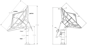 Product image for 2.4m Ka-Band Earth Station Antenna