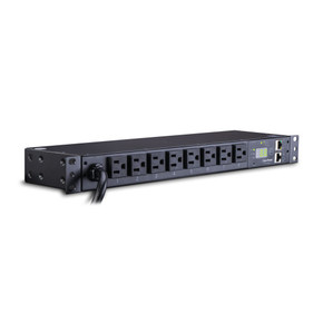 CyberPower PDU15M8FNET 8-Outlet (Front), 1U Rack Mount Monitored Power Distribution Unit (PDU)