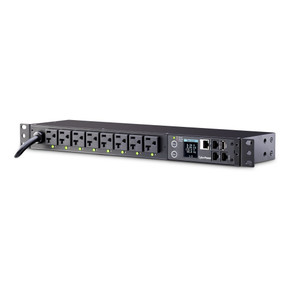 CyberPower PDU41002 8-Outlet (Front), 1U Rack Mount Switched Power Distribution Unit (PDU)