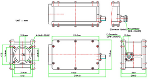 Product image for Single-Band X-Band Auto-Ref LNB