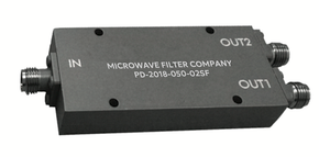 Microwave Filter Company PD-2018-050-02SF Power Divider, 2 Port, 2-18 GHz, SMA Female