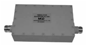 Microwave Filter Company 16694 Single Channel (Ultra-Selective) Bandpass Filter