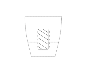 Cobham S-124712-2 Radome Lower Panel Assy, 168 in, White