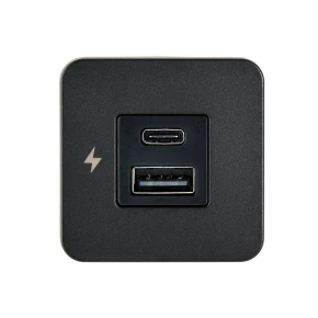 Scanstrut SC-TILE-10 USB-A & C Interior Charging Socket - Black Bezel