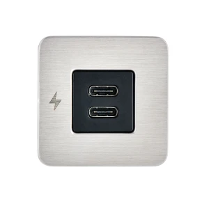 Scanstrut SC-TILE-21 Dual USB-C Interior Charging Socket - Stainless Steel
