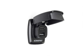 Scanstrut SC-USB-F1 Flip Pro Fast Charge Dual USB-A & USB-C Socket