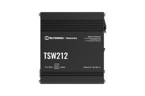 Teltonika Networks 14758031 TSW212 L2 managed Switch 8 GbE, 2 SFP ports, PROFINET disabled by default