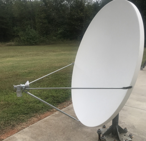 CPI 1122-1030 1.2 Meter Ku-Band Rx Only Antenna, 1122 Dual Polarity Feed