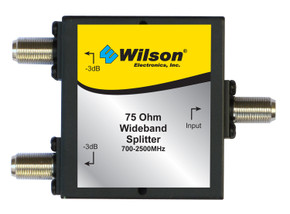 Wilson Electronics 15786234 3dB 2-Way Splitter 698-2700MHz, 75ohm - 2.70 GHz - 698 MHz to 2.70 GHz
