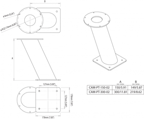 CAM-PT-300-02 Camera PowerTower 300mm / 12"