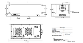 CPI X-Band Antenna-Mount SSPAs - PXB8S200LA-XX