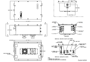 CPI 14.0 to 14.5 GHz Ku-Band Solid State Power Amplifiers -SPKM14050N-X