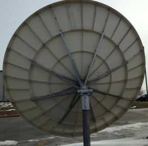 CPI 3.7m C-Band Antenna – Receive Only with Wide C-Band Linear Feed