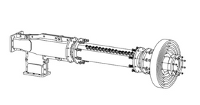 CPI 4.5 Meter Antenna C-Band RxO Antenna Series 1451 with Wideband CP RxO Feed