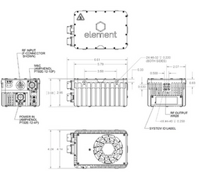 Norsat ELMTBKA016-MF-IFL ELEMENT 16W Ka-Band BUC