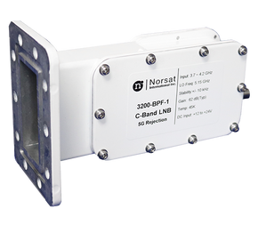 Norsat 3000F-BPF-5 C-Band 5G LNB and Band Pass Filter