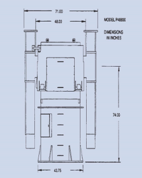 Kratos Model P4800 Post Pedestal