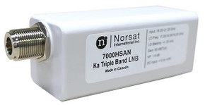 Norsat 7100HUAF Quad-Band Ka-Band PLL LNB -  7000 Series