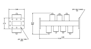 MFC 18925 C-Band (Dual Passbands) Bandstop Filter