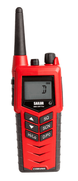 Cobham 403965C-00501 SAILOR 3965 UHF Fire Fighter Radio, ATEX, SOLAS