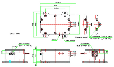 Product image for Single-Band Ka-Band EXT BDC