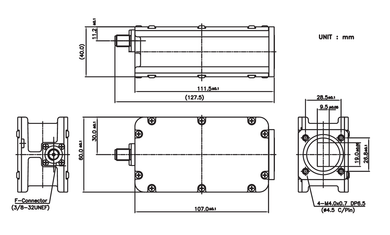 Norsat 1000 Series 1108HEN Ku-Band Single-Band LNB