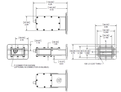 Product image for 3000 C-Band Single Band PLL LNB - DEMO