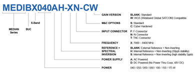 Product image for MEDIAN 80W X-Band GaAs BUC (AC + INT Ref High Stability)
