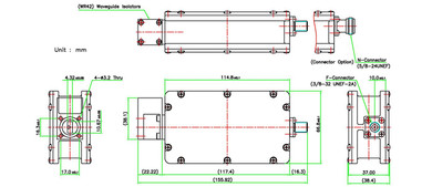 Product image for 9000X4 Ka-Band Quad Band EXT REF LNB