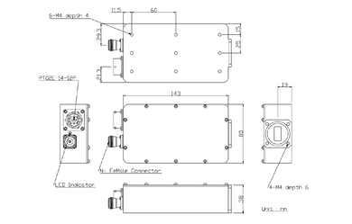 Product image for ELEMENT 8W Ku-Band GaN BUC (High Temperature Range)