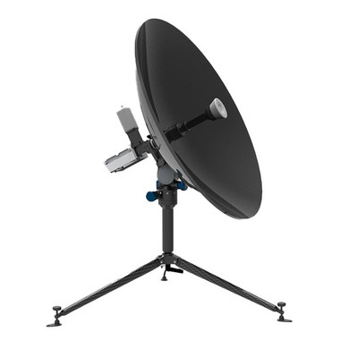 Product image for WAYFARER 0.8m Ku-Band Manual Flyaway Antenna - Ring Focus Prime Feed
