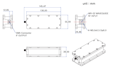 Product image for Q-Band Single Band PLL LNB