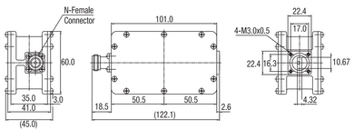 Product image for 9000X Single-Band Ka-Band EXT REF LNB - DEMO