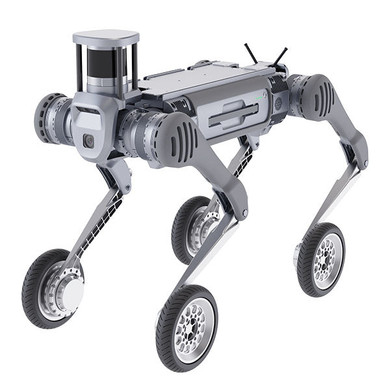 Image for Wheel Version Intelligent Quadruped Robot - Industrial Model - LiDAR Slam Kit Included