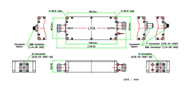 Product image for Single-Band L-Band LNA 1100 - 1700 MHz