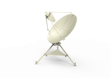 Product image for WAYFARER 1.2m Ka-Band Manual Flyaway Antenna - Feed Forward