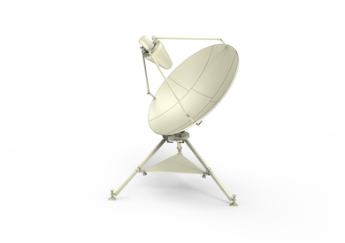 Product image for WAYFARER 1.2m C-Band Manual Flyaway Antenna - Feed Forward