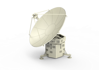 Product image for WAYFARER 2.4m Multi-Band Box Automatically Transportable Antenna - Feed Forward
