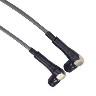 Product image for High Performance Phase Stable Flexible Cable 18 - 40 GHz - SMA Right Angle Male Connector