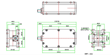 Product image for 1000 Ku-Band Quad Band EXT REF LNB - TEST DEMO