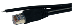 PPC Belden JC6DM85 Hardened CAT Jumpers, CAT6A Cable, Messenger, F/UTP, Sizes 25-250 ft (7.5-76.2 m)