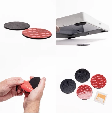 Trio Mounting VHB Power Coated Steel Mounting Discs (Set of 4) - Used with Magnets