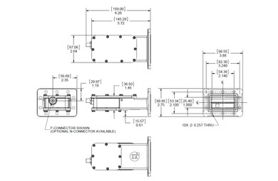 Product image for C-Band 5G LNB and Band Pass Filter