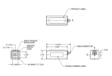 Product image for 1000 Dual-Band Ku-Band Ext REF LNB