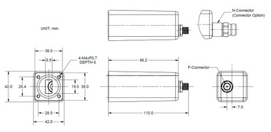 Product image for 1000 Ku-Band Single Band EXT REF LNB Paint Colour