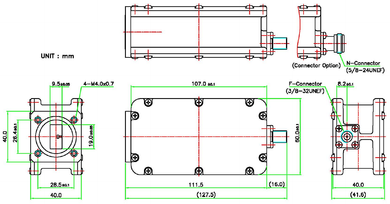 Product image for 1000 Ku-Band Dual Band PLL LNB