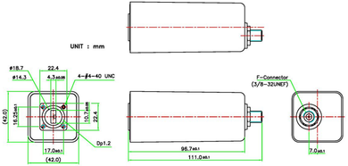 Product image for 9000 Single-Band Ka-Band EXT REF LNB