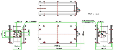 Product image for 9000 Single-Band Ka-Band EXT REF LNB